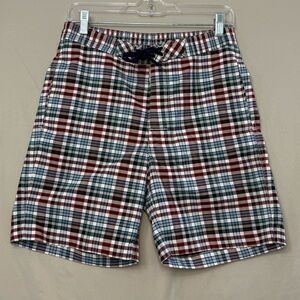 Brooks Brothers Mens Swim Trunks Plaid Board Shorts Lined Size Small